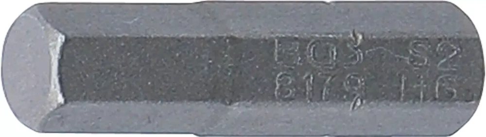 Schnäppchen BGS Bit Länge 25 mm Außensechskant 6,3 mm (1/4") Innensechskant 6 mm