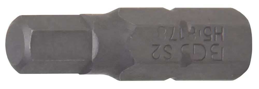 Geprüft BGS Bit 25 mm Außensechskant 6,3 mm (1/4") Innensechskant 5 mm