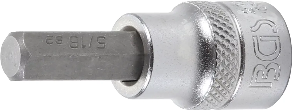 BGS Bit-Einsatz 3/8" Innenvierkant 10 mm Innensechskant 5/16" Meistverkauft