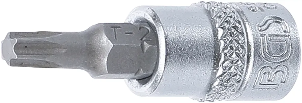 BGS Bit-Einsatz T25 Innenvierkant 6,3 mm (1/4") T-Profil (für Torx) Geprüft
