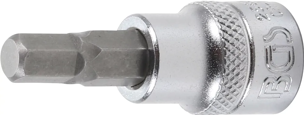 Neuheit BGS Bit-Einsatz Innenvierkant 10 mm (3/8") Innensechskant 7 mm
