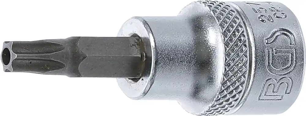 BGS Bit-Einsatz T30 mit Bohrung für Torx 3/8 Zoll Innenvierkant Preisknaller