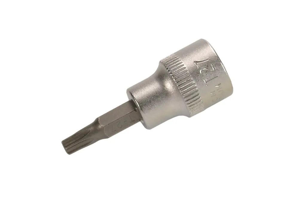 BGS Bit-Einsatz T25 mit Bohrung Innenvierkant 10 mm (3/8") Markenprodukt