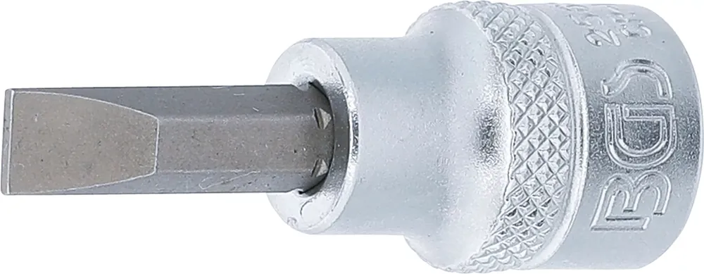 BGS Bit-Einsatz Schlitz 7 mm Innenvierkant 10 mm (3/8") Abverkauf