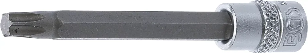 Abverkauf BGS Bit-Einsatz T35 Länge 75 mm Innenvierkant 6,3 mm (1/4 Zoll) T-Profil für Torx
