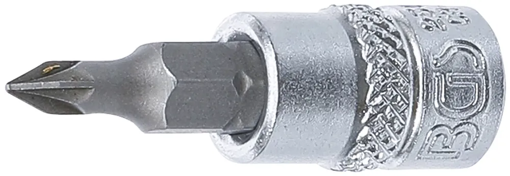 Geprüft BGS Bit-Einsatz PZ0 Antrieb Innenvierkant 6,3 mm (1/4 Zoll)