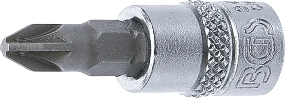 Knallerangebot BGS Bit-Einsatz Kreuzschlitz PZ2 mit Innenvierkant 6,3 mm (1/4 Zoll)