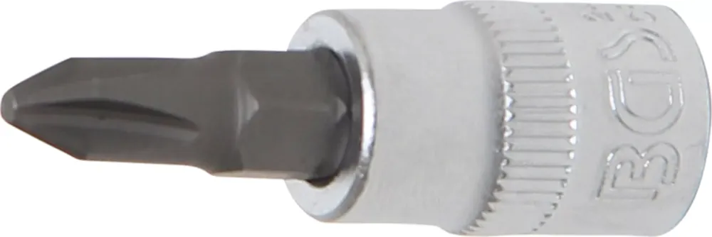 BGS Bit-Einsatz PH2 Innenvierkant 6,3 mm (1/4") verchromt Ausverkauf
