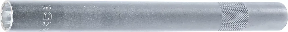 Abverkauf Zündkerzen-Einsatz Zwölfkant extra lang SW 18 mm Innenvierkant 10 mm Antrieb