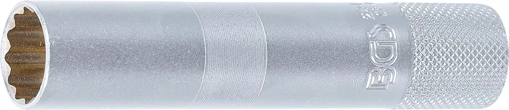 BGS Zündkerzen-Einsatz mit Magnet, Zwölfkant, lang Antrieb Innenvierkant 10 mm (3/8") SW 14 mm Angebot