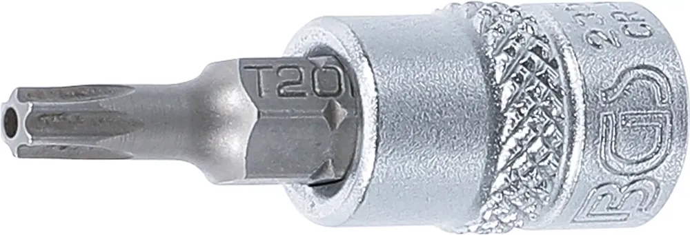 Sale BGS Bit-Einsatz T20 Innenvierkant 6,3 mm (1/4") T-Profil mit Bohrung