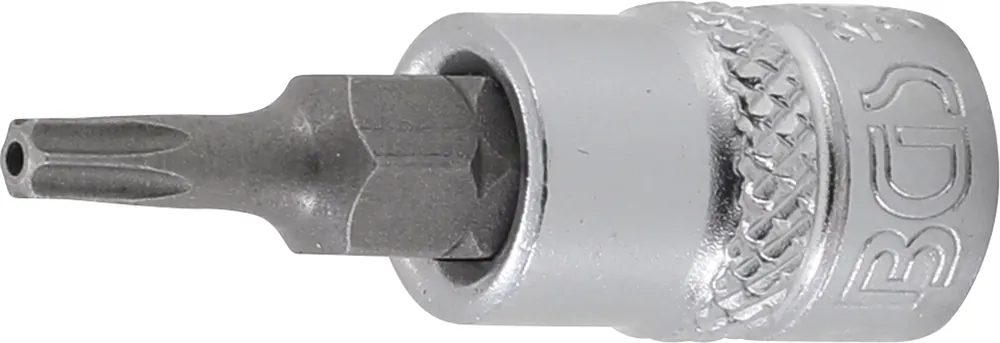 Versand Am Gleichen Tag BGS Bit-Einsatz Innenvierkant 6,3 mm (1/4") T-Profil mit Bohrung T15