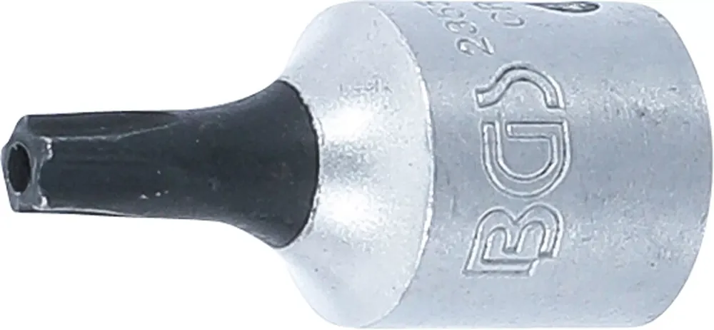 BGS Bit-Einsatz TS20 TS-Profil (für Torx Plus) mit Bohrung 1/4 Zoll Innenvierkant 6,3 mm Sonderaktion