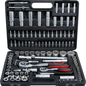 Saisonangebot Steckschlüssel-Satz 108-tlg. Antrieb 6,3 mm (1/4") & 12,5 mm (1/2")