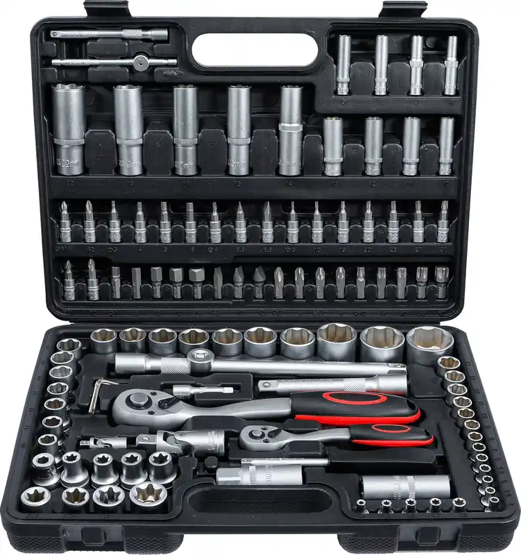 Saisonangebot Steckschlüssel-Satz 108-tlg. Antrieb 6,3 mm (1/4") & 12,5 mm (1/2")