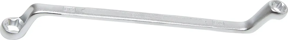 BGS Doppel-Ringschlüssel mit E-Profil-Ringköpfen gekröpft SW E10 x E12 Neue Kollektion