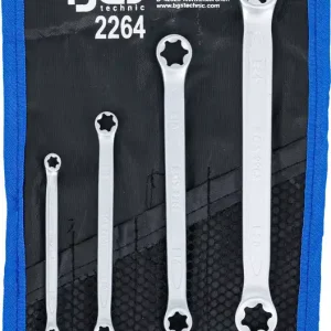 Top-Seller BGS Doppel-Ringschlüssel-Satz mit E-Profil-Ringköpfen 4-tlg.