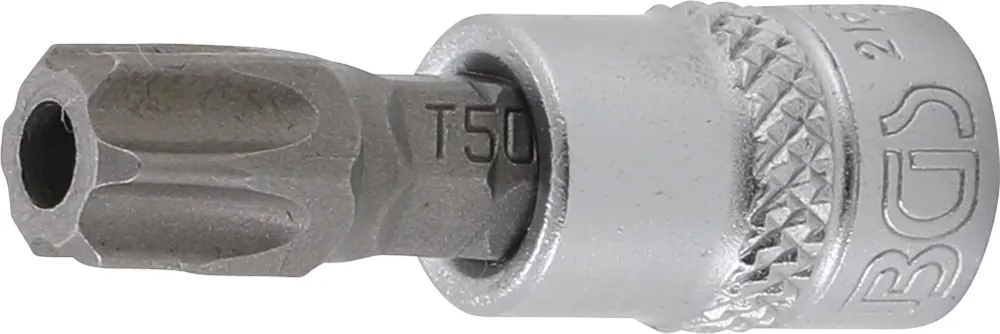 Neu BGS Bit-Einsatz T50 Torx mit Bohrung 1/4 Zoll