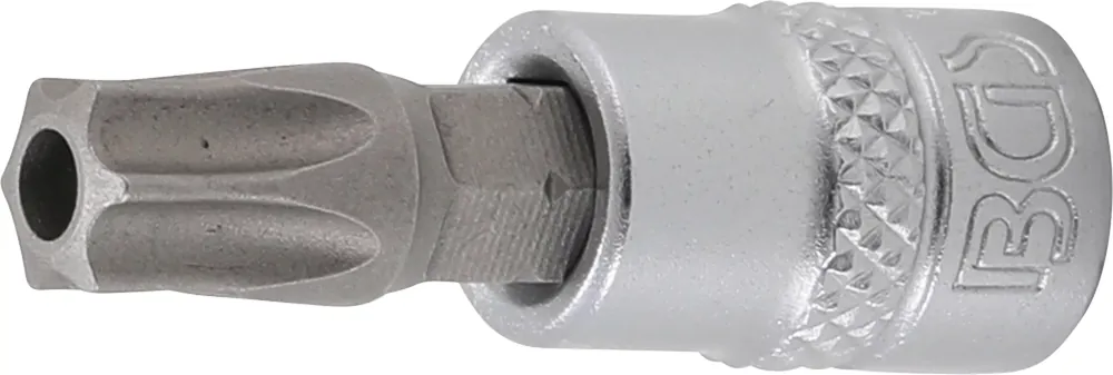 BGS Bit-Einsatz T45 Torx mit Bohrung 1/4 Zoll Innenvierkant 6,3 mm Schneller Versand