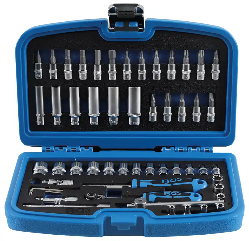 BGS Steckschlüssel-Satz 6,3 mm (1/4") 53-tlg. Super-Preis