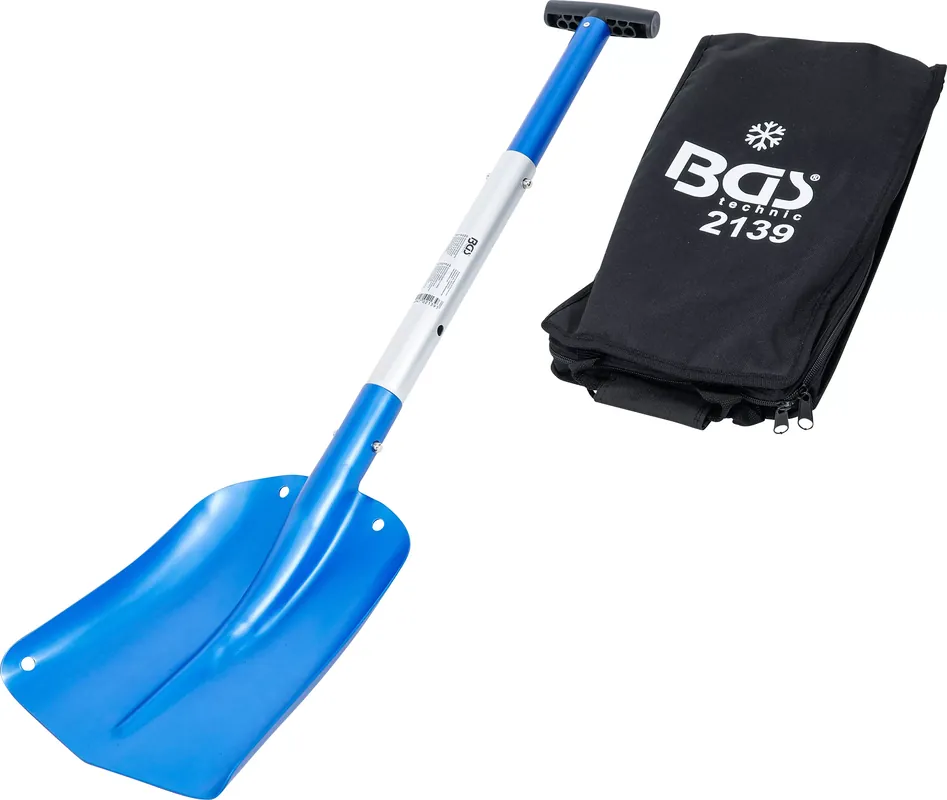 Aluminium-Schneeschaufel mit steckbarem Schnellverschluss-Stiel Must-Have