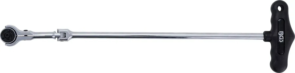 Heißes Angebot BGS Gelenkknarre mit T-Griff, abwinkelbar 1/4 Zoll (6,3 mm)
