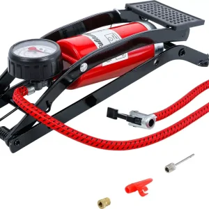 Fußluftpumpe 0-7 bar mit Manometer Neue Ware