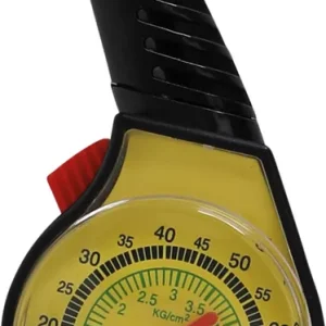 Reifendruckprüfer aus ABS mit Skala 10–75 PSI / 0–5,5 Bar Echt