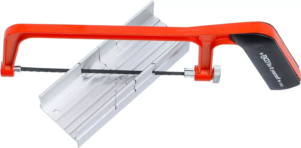 Wochenendangebot Aluminium-Sägebogen mit Schneidlade und Sägeblatt 150 mm
