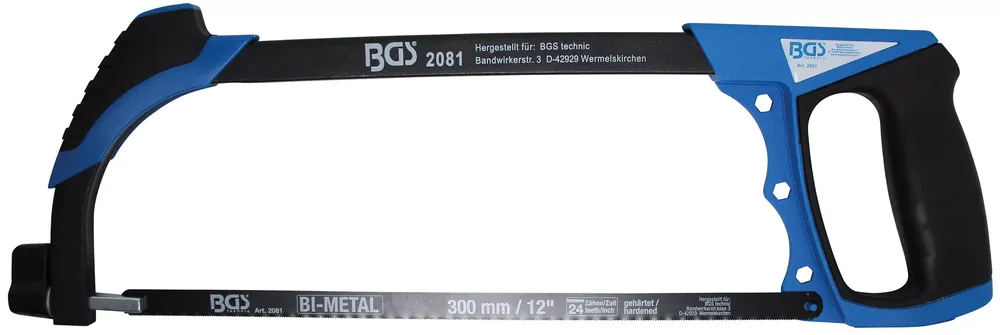 Echt Aluminium-Sägebogen 300 mm inkl. HSS-Sägeblatt