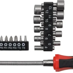 Schraubendreher-Bit-Satz 31-tlg. mit flexiblem Schaft Heißes Angebot