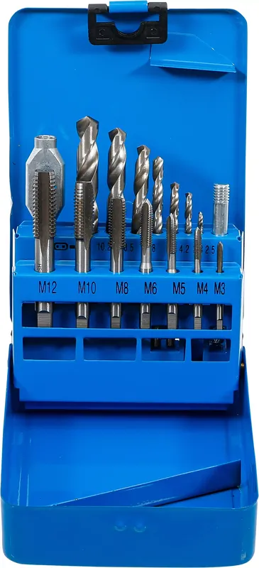 Expressversand BGS Gewindeschneid- und HSS-Bohrer-Satz M3–M12