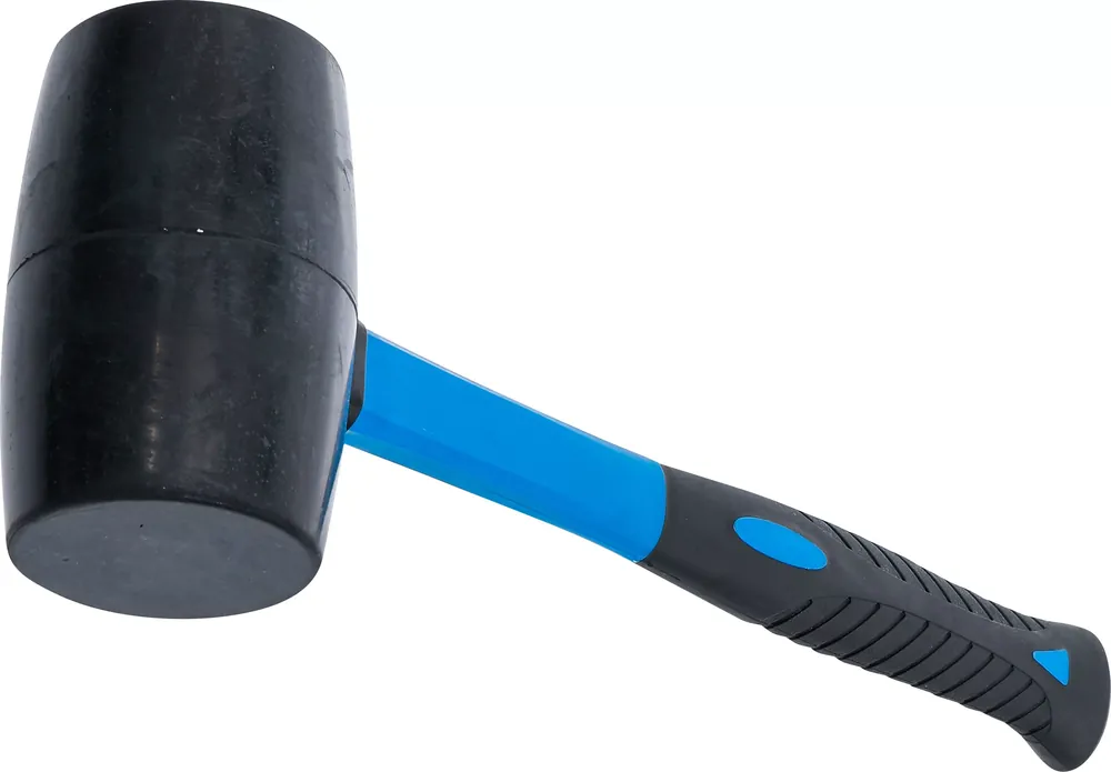 Saisonangebot BGS Gummihammer mit Fiberglasstiel Ø70 mm 900 g