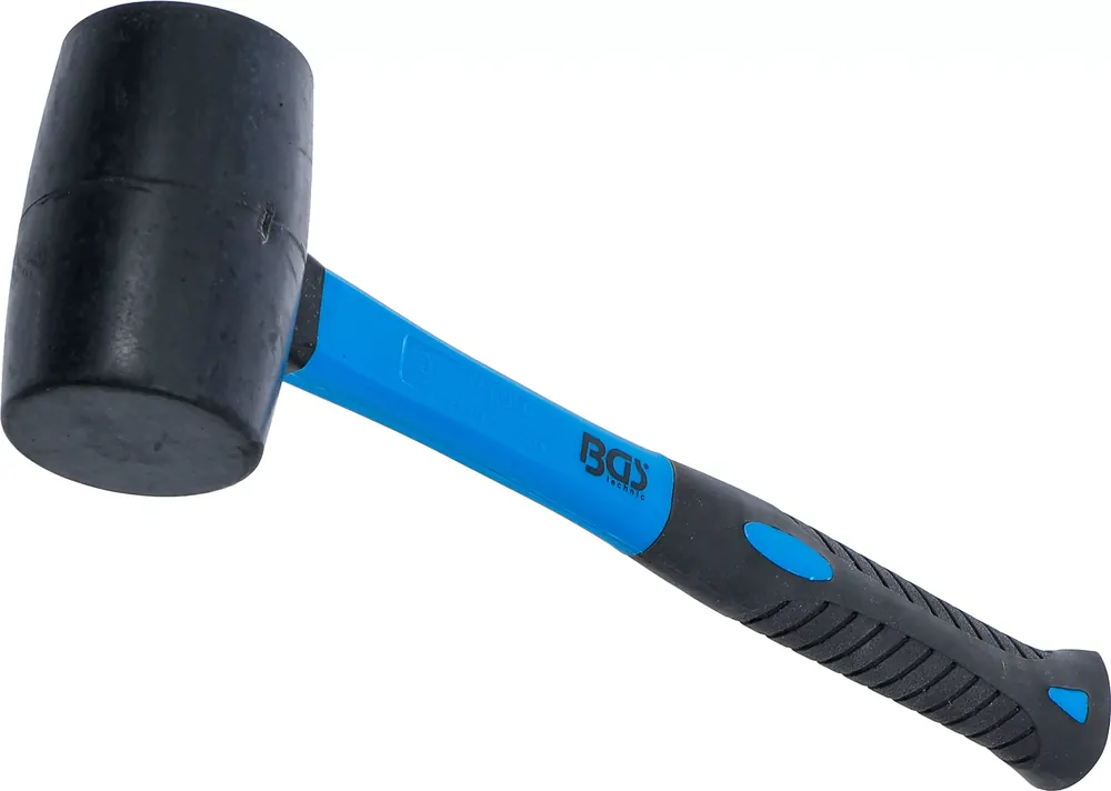 Neu BGS Gummihammer mit Fiberglasstiel Ø 50 mm Schwarz
