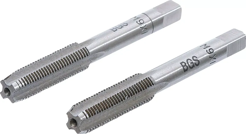 Bestpreis Gewindebohrer Set M9 x 1.0 – Vor- und Fertigschneider, 2-tlg.