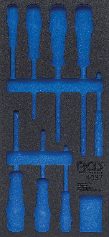 Echt BGS Werkstattwageneinlage 1/3 leer passend für Art. 4037