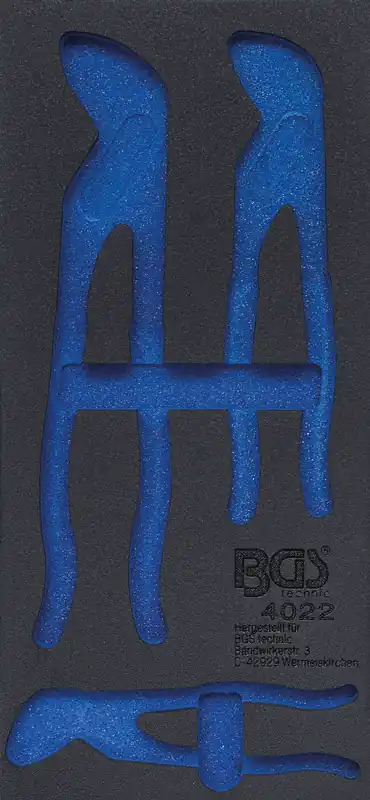 BGS Werkstattwageneinlage 1/3 leer passend für Art. 4022 Echt