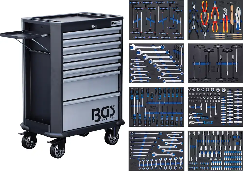 BGS Werkstattwagen mit 8 Schubladen und 299 Werkzeugen Neue Ware
