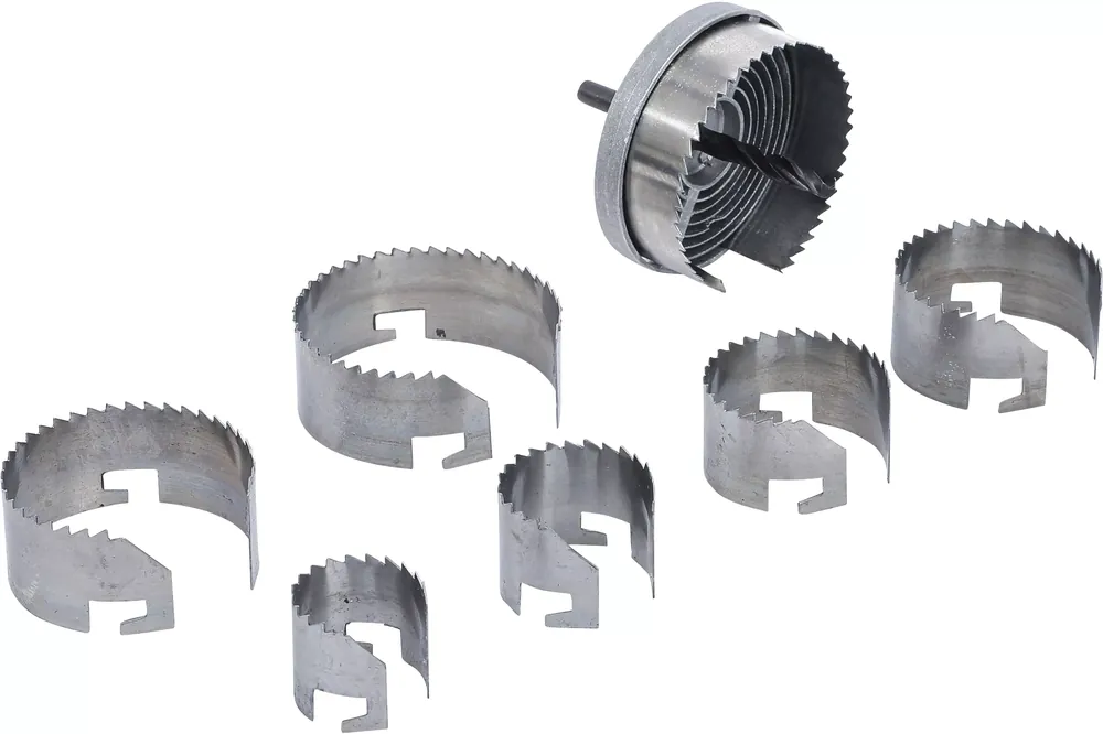 Super-Preis Lochsägen-Satz Ø 26–63 mm, 7-tlg., Tiefe 25 mm