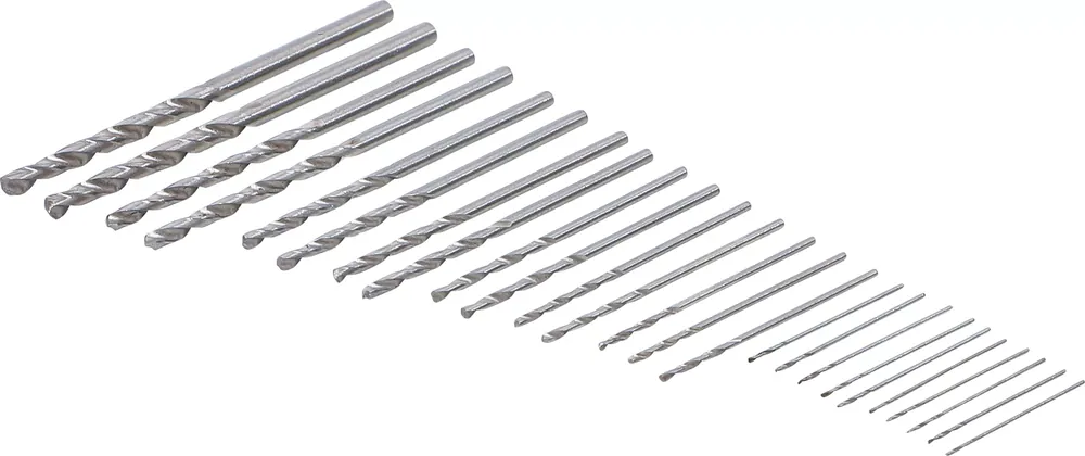 Neu HSS-Minibohrer-Satz 0,5–3,0 mm 25-tlg.