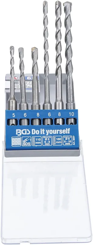 Bestseller Hammer-Bohrer-Satz SDS-Schaft 6-tlg. 5–10 mm Hartmetall