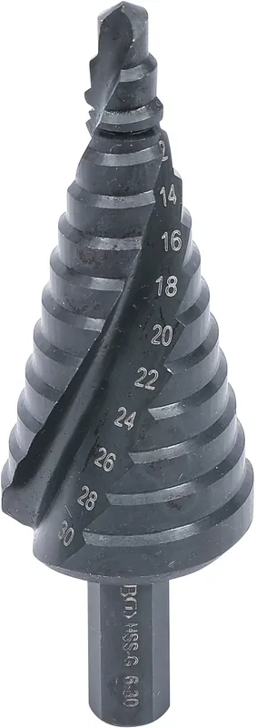 Neue Ware BGS Stufenbohrer Ø 6–30 mm HSS 6542 nitrid-beschichtet