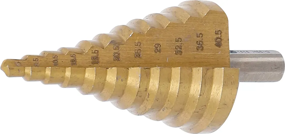 Neu BGS Stufenbohrer titannitriert Ø 6–40,5 mm