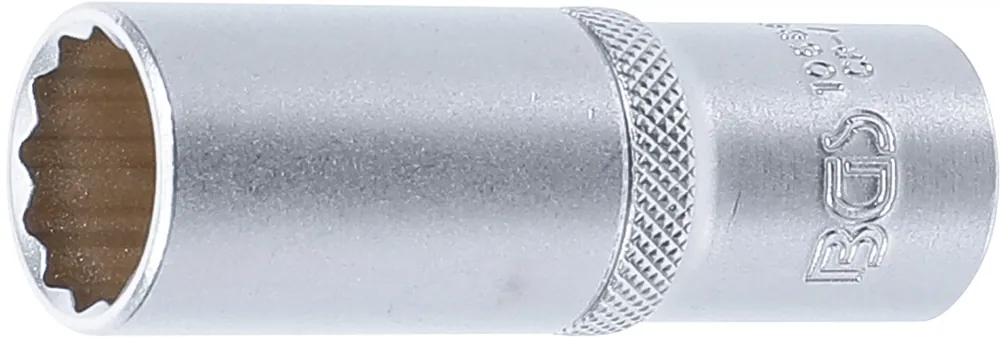BGS Steckschlüssel-Einsatz Zwölfkant, tief SW 19 mm Highlight