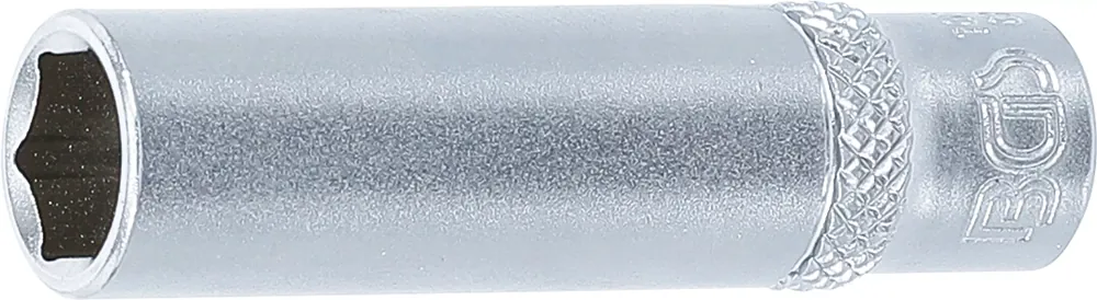 Begrenztes Angebot BGS Steckschlüssel-Einsatz Sechskant, tief 9 mm – Innenvierkant 6,3 mm (1/4")