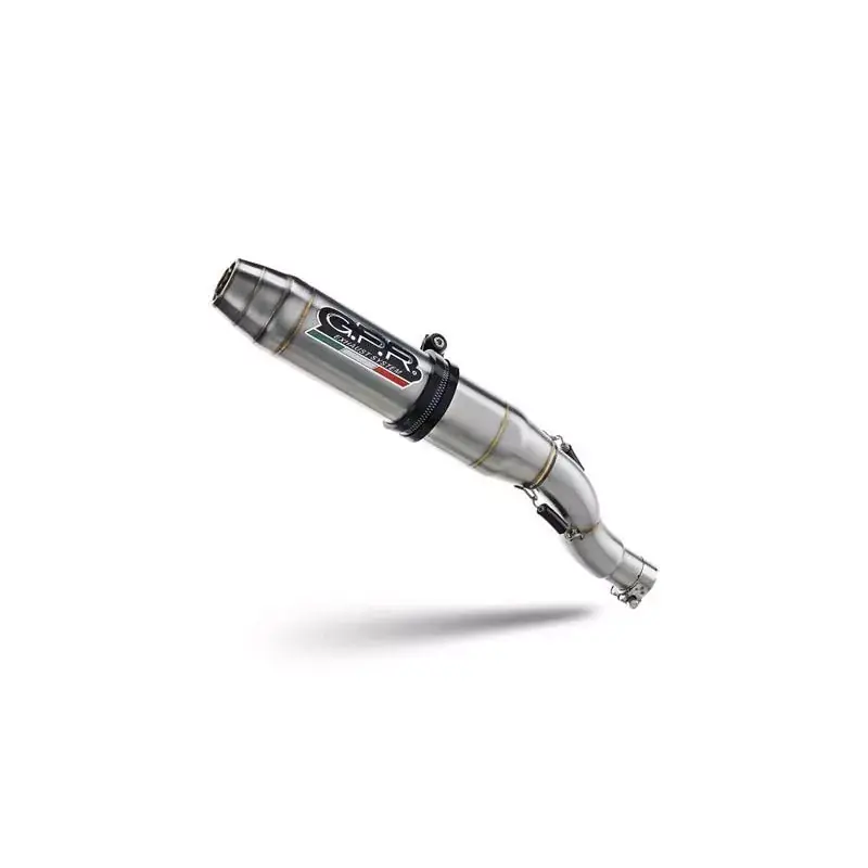 GPR Deeptone Inox Slip-On Auspuff passend für Zontes 350 T1 ADV 2022–2024, homologiert Neuheit