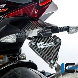 Rabatt Ilmberger Carbon Kennzeichenhalter matt passend für Aprilia RSV4 / Tuono V4 ab 2021