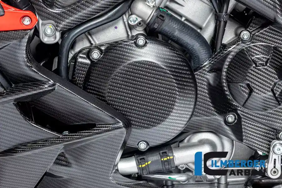 Top-Angebot Ilmberger Carbon Lichtmaschinenabdeckung matt passend für Aprilia RSV4 / Tuono V4 ab 2021