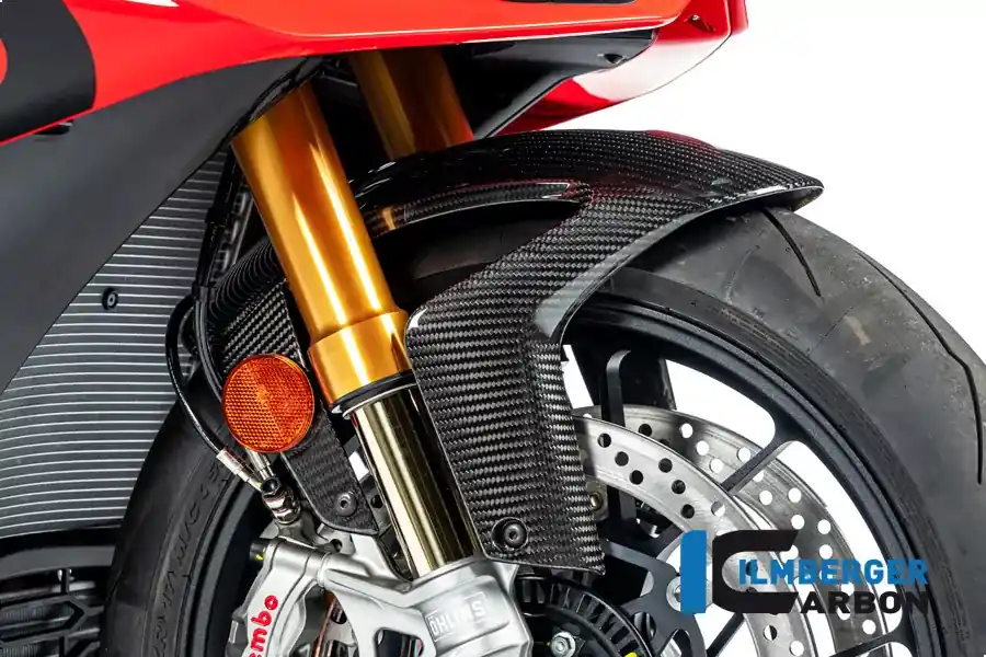 Letzte Chance Ilmberger Carbon Kotflügel vorne glanz passend für Aprilia RSV4 / Tuono V4 2021–