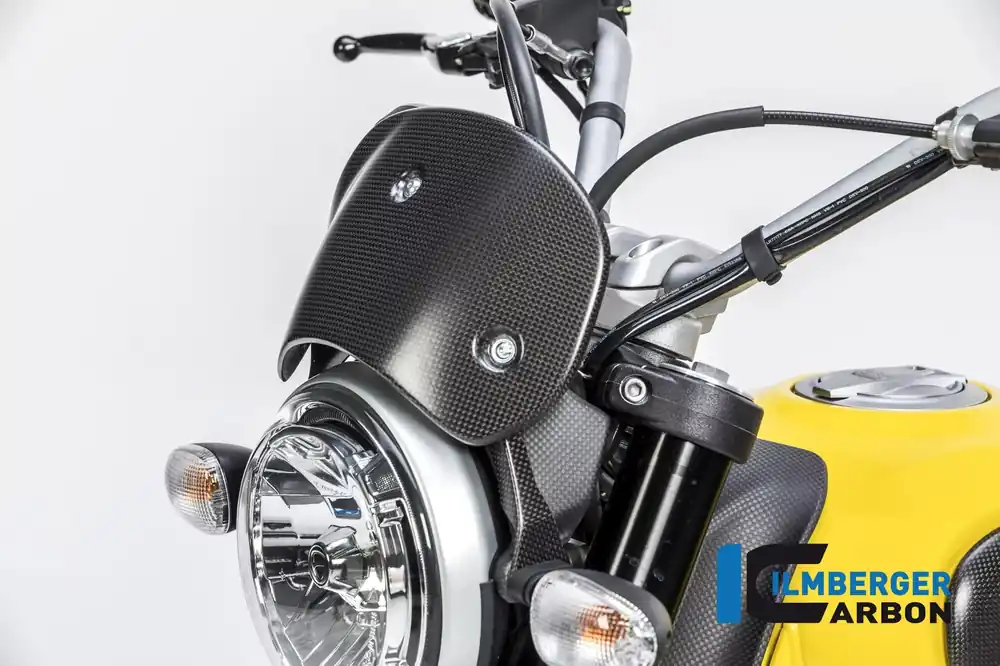 Ilmberger Carbon Windschild matt passend für Ducati Scrambler Must-Have